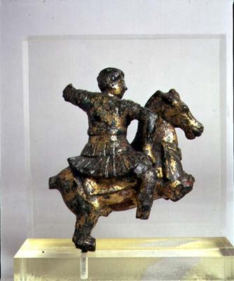 Sconce in the shape of a horseman, back view, Roman à Romain