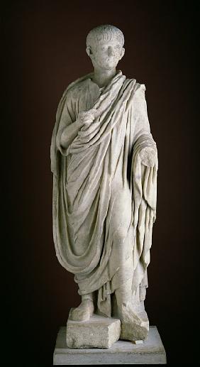 Togate statue of the young Nero