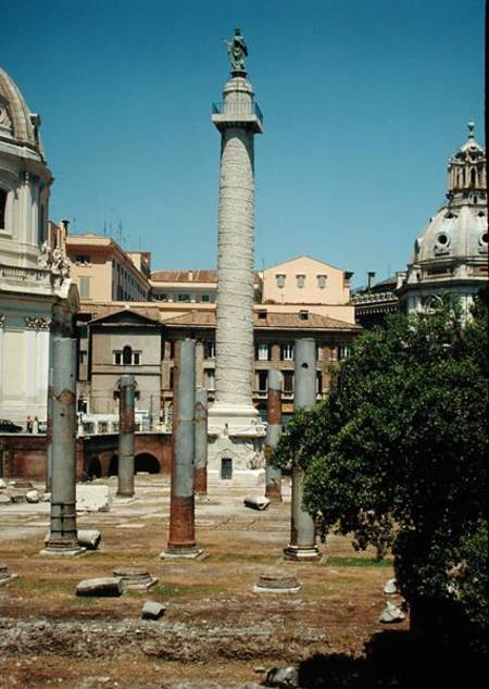 View of Trajan's Column à Romain