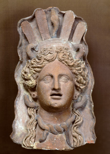 Punic mask representing Demeter à Romain
