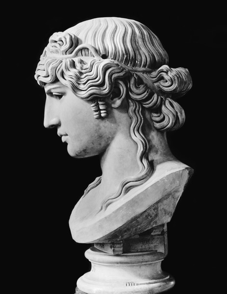 Bust of Antinous (c.110-30) called 'Antinous Mondragone' à Romain