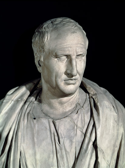 Bust of Marcus Tullius Cicero (106-43 BC)  (detail of 168173) à Romain