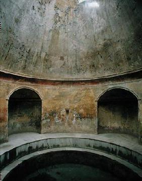 View of the interior of the frigidarium at the Thermae of the Forum (photo)