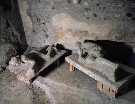 Two bodies in the House of Fabius Rufus (photo) à Romain 1er siècle après JC