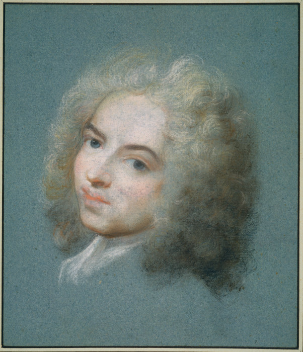 Portrait of Antoine Watteau à Rosalba Carriera
