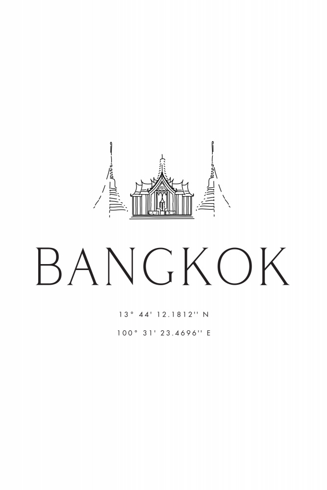 Bangkok coordinates à Rosana Laiz Blursbyai