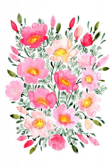 Winterlynn bouquet in pink