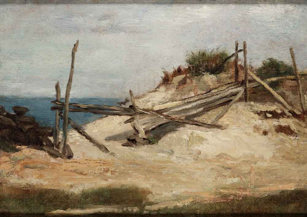 Landscape with Dunes and Fence à Rosanna Duncan Lamb