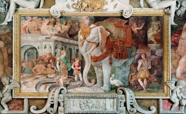 The Royal Elephant from the gallery of Francis I (1494-1547) à Rosso Fiorentino