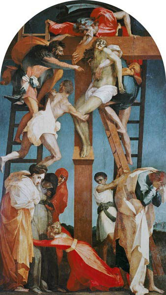 mise en croix à Rosso Fiorentino