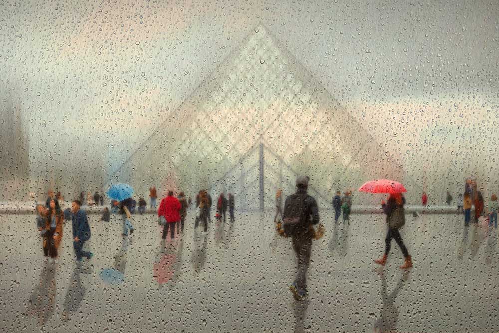 rain in Paris à Roswitha Schleicher-Schwarz