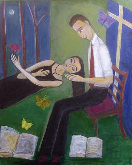 Epiphany, 2002 (acrylic on canvas)  à Roya  Salari