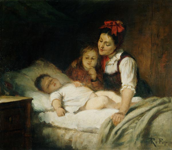 The Sleeping Babe à Rudolf Epp