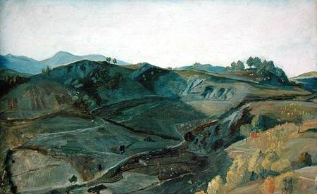 A rugged valley in Italy à Rudolf Friedrich Wasmann