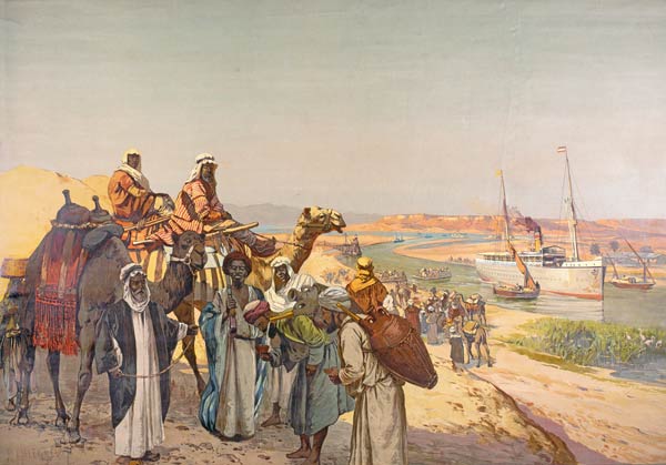 Suez Canal à Rudolf Hellgrewe