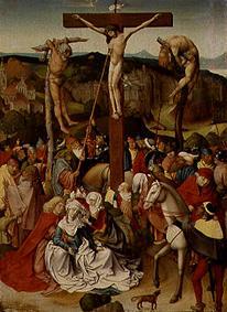 crucifixion du Christ. à Rueland Frueauf le Jeune
