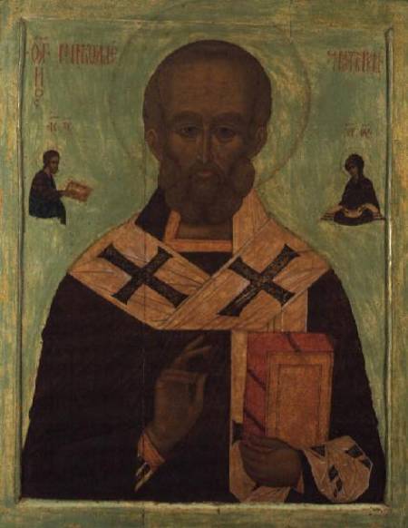 Icon of St. Nicholas à École russe