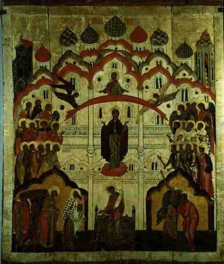 The Intercession, from the Church of the Intercession at Karelia à École russe