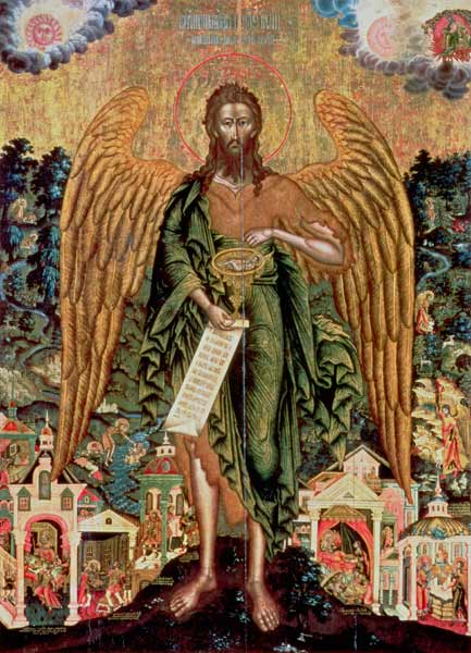 St. John the Baptist, Angel of the Wilderness à École russe