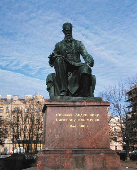 Monument to Rimsky-Korsakov (1844-1908) à École russe