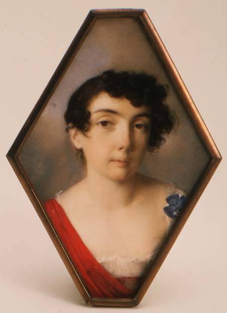 Portrait of Anna Mikhailovna Khitrovo (1782-1846) à École russe