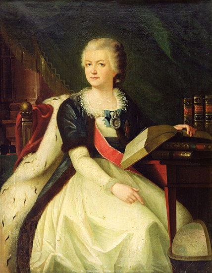 Portrait of Princess Yekaterina R. Vorontsova-Dashkova à École russe