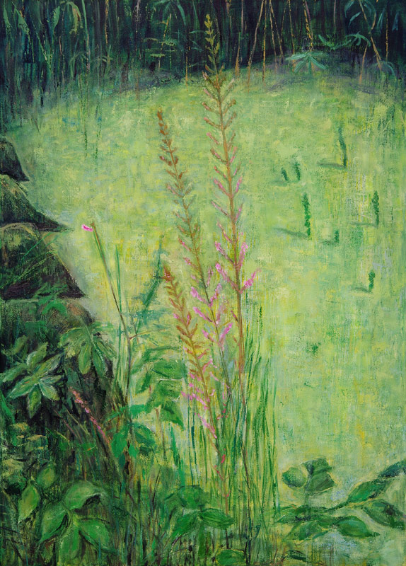 Study in Green (Pond) à Ruth  Addinall