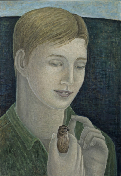 The Young Francis (Boy Holding Bird) à Ruth  Addinall