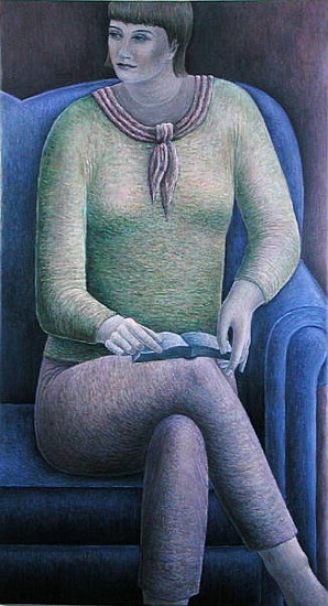 Woman Reading, 1999 (oil on canvas)  à Ruth  Addinall
