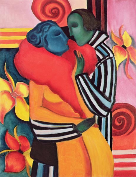 The Lovers, 2006 (oil on canvas)  à Sabina  Nedelcheva-Williams
