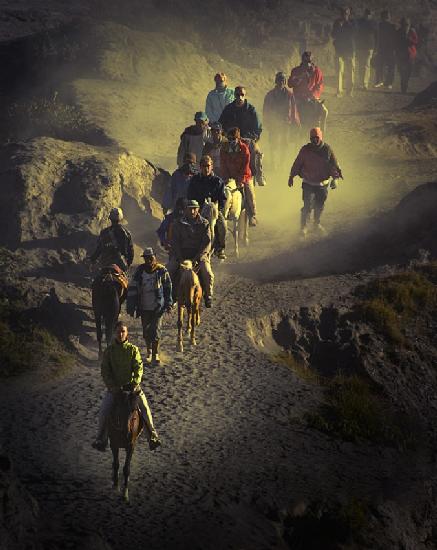 Bromo mountain scourd