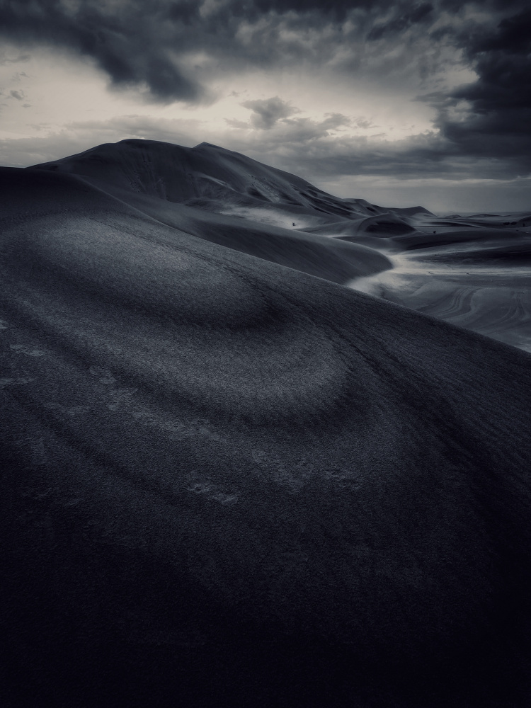black and white dune à Saleem G Alfidi