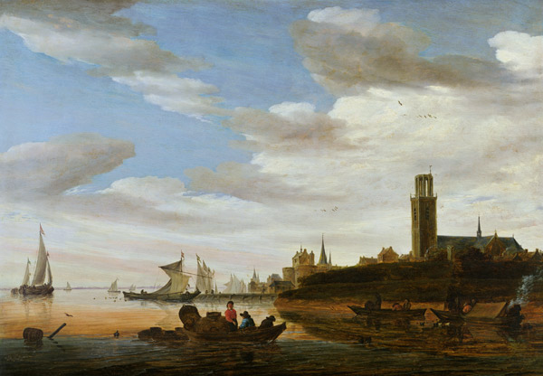 Haarlem à Salomon van Ruisdael ou Ruysdael