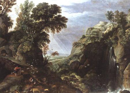 Classical landscape à Salomon van Ruisdael ou Ruysdael