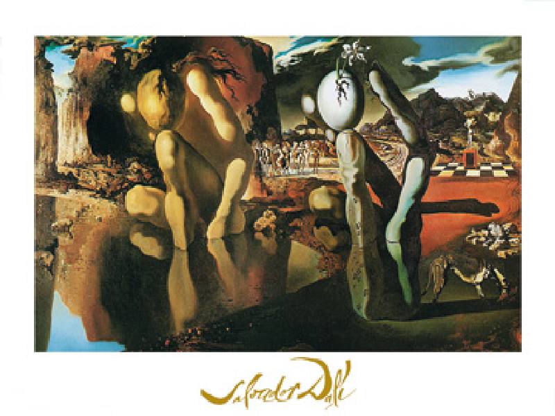 La metamorphose de Narcisse à Salvador Dali