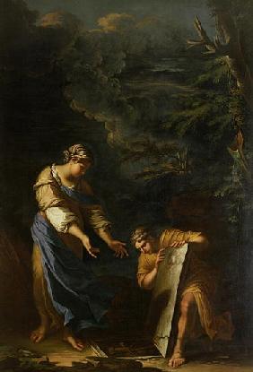 Theseus Lifting the Stone
