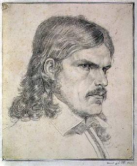 Portrait of Friedrich Ruckert (1788-1866) 1816 (paper on pencil)