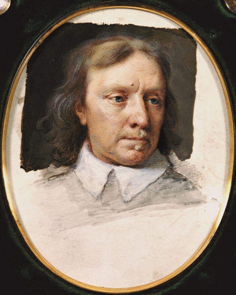Miniature of Oliver Cromwell (unfinished) à Samuel Cooper