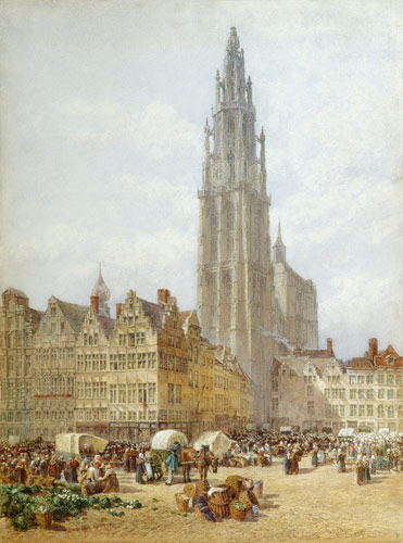 Grande Place, Antwerp à Samuel John Hodson