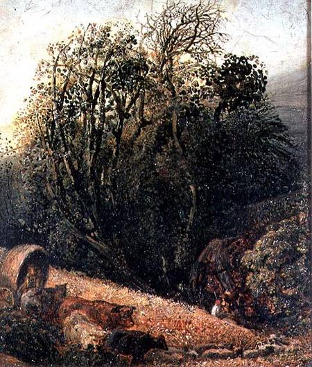 A Cornfield Bordered by Trees à Samuel Palmer