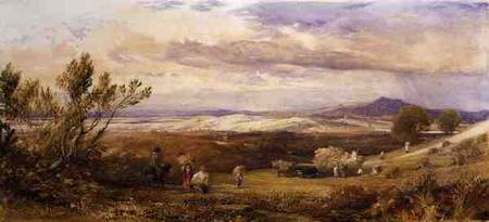 The Cornfield, Cloudy Morning à Samuel Palmer