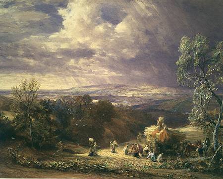 Harvesting (gouache) à Samuel Palmer