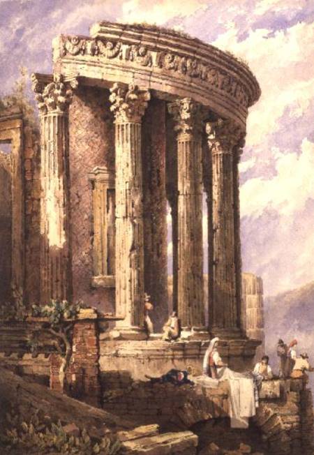 Tivoli, Temple of the Sibyl à Samuel Prout