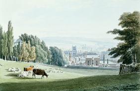 Bristol from below the Royal Fort, Tyndall's Park