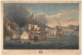 Capture of Porto Bello by Admiral Edward Vernon on 22 November 1739