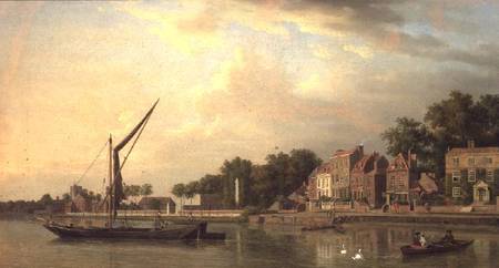 The Thames at Twickenham à Samuel Scott