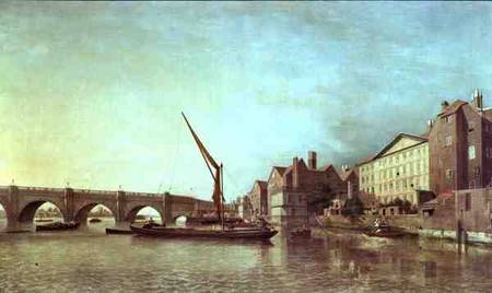 Westminster Bridge in 1747 à Samuel Scott