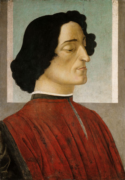 Portrait du Giuliano de Médicis à Sandro Botticelli