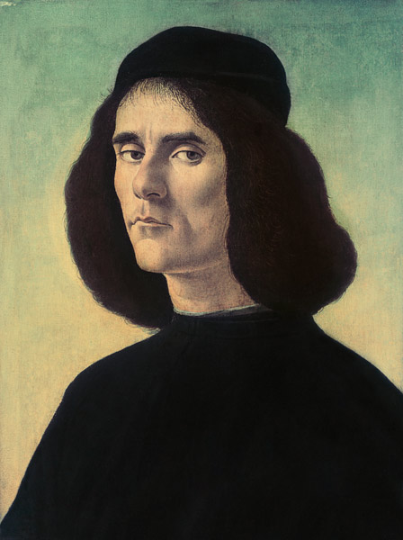 Portrait d'un jeune homme à Sandro Botticelli