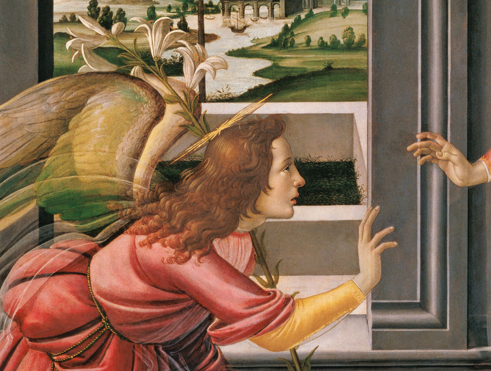 Annunciation / Botticelli / 1489 à Sandro Botticelli